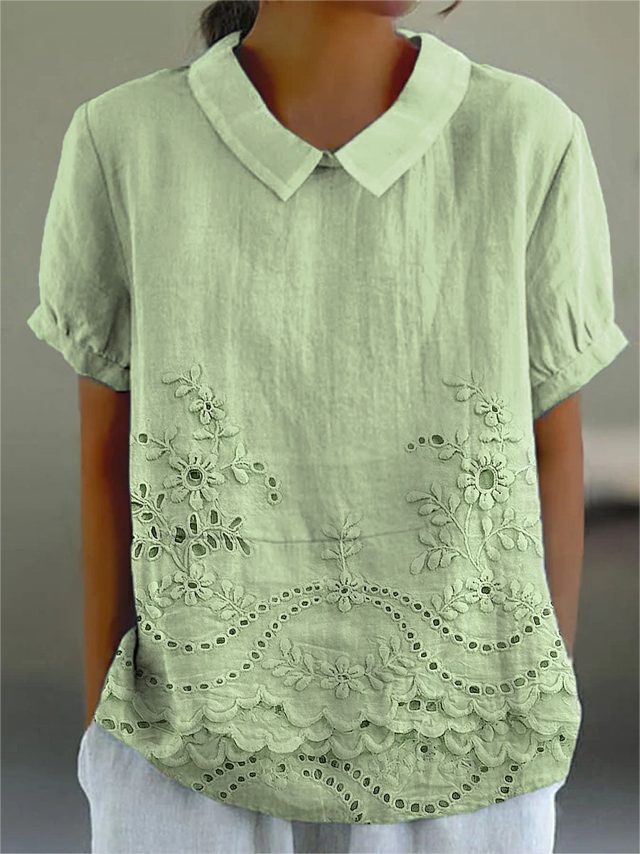 Bea Floral Embroidered Shirt