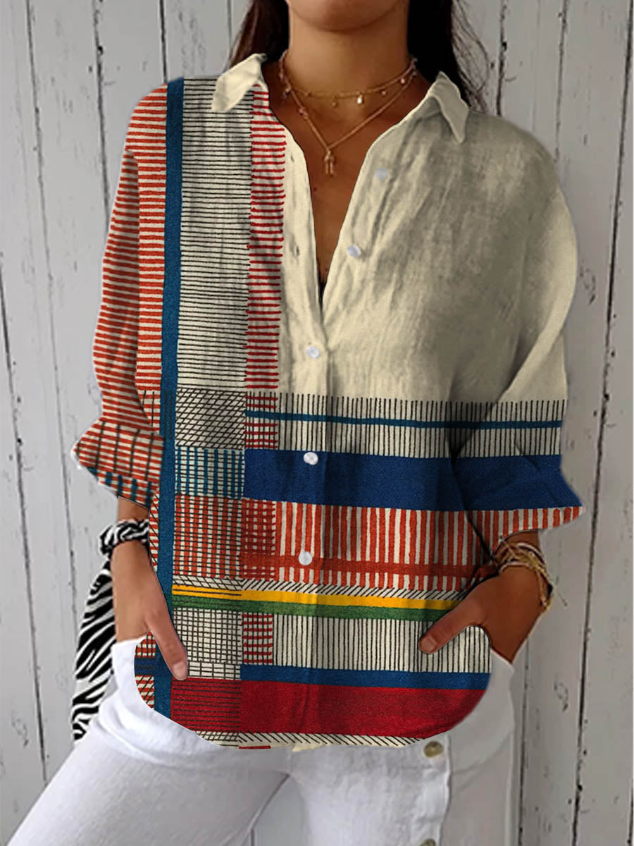 Freyja Artistic Pattern Blouse