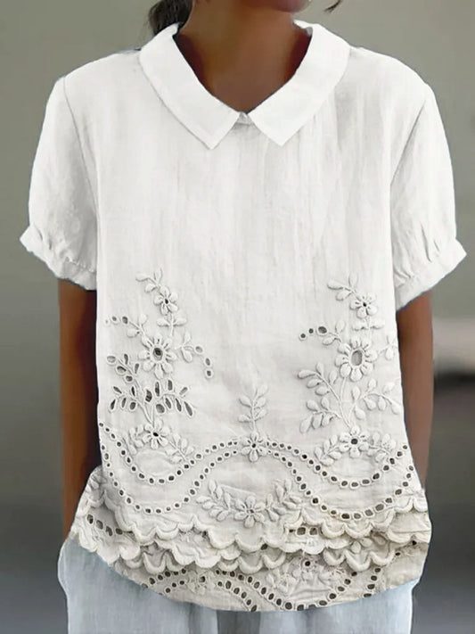 Bea Floral Embroidered Shirt