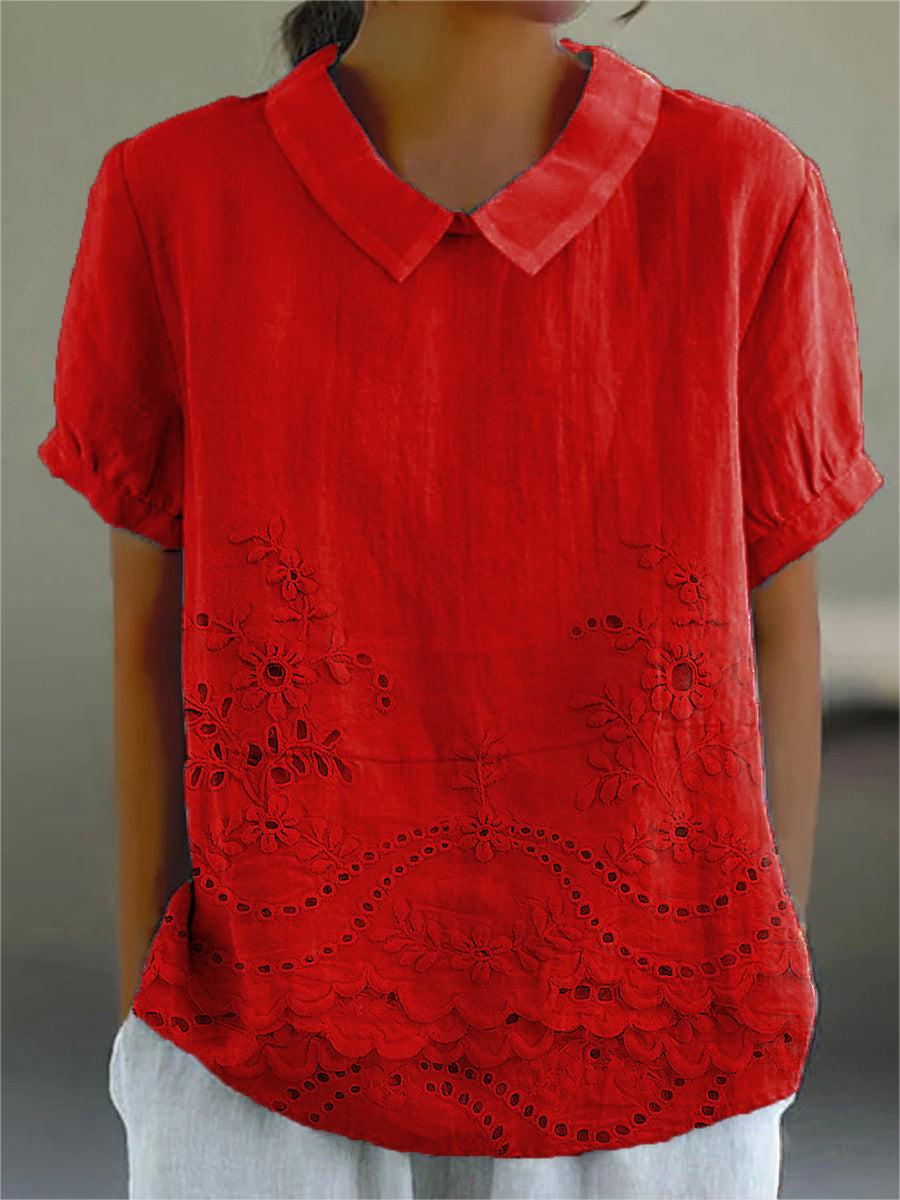 Bea Floral Embroidered Shirt