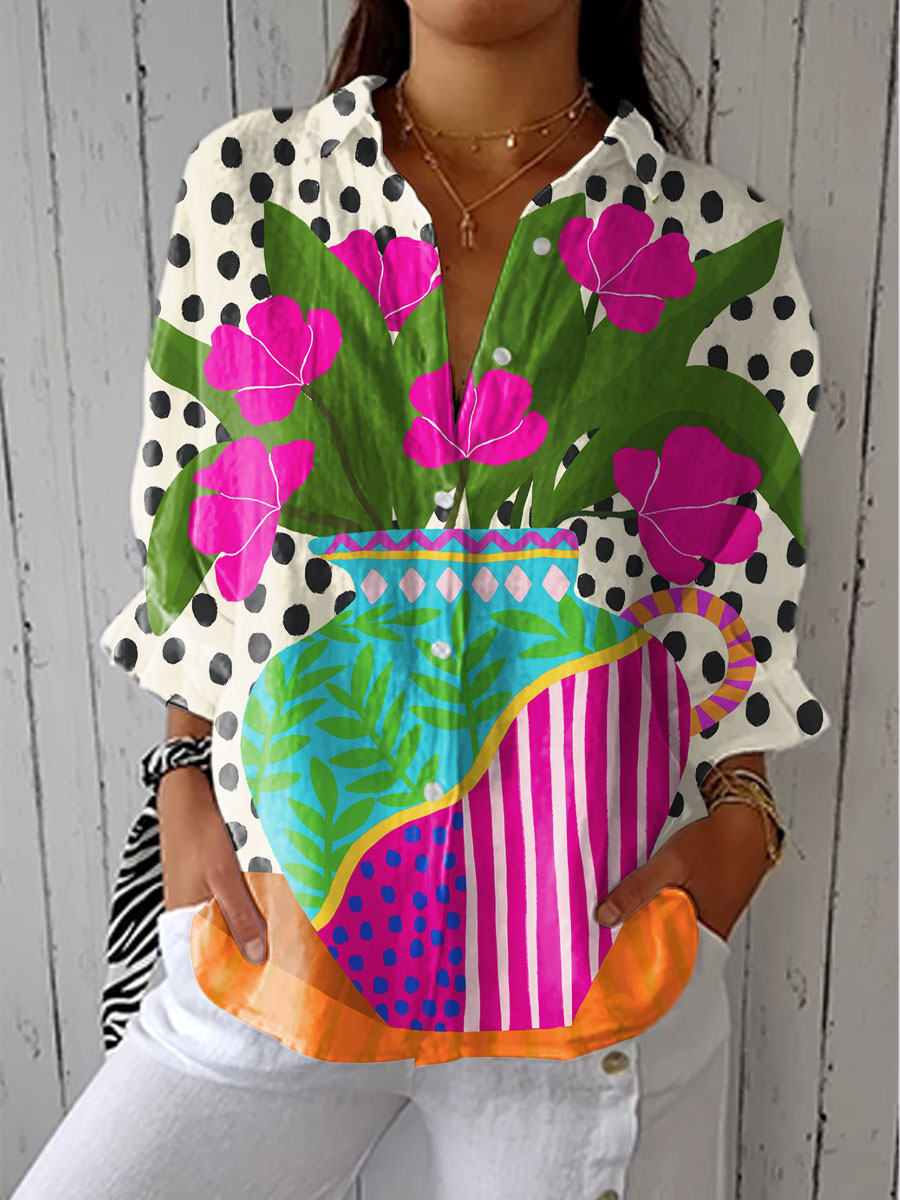 Amara Blooming Vase Blouse