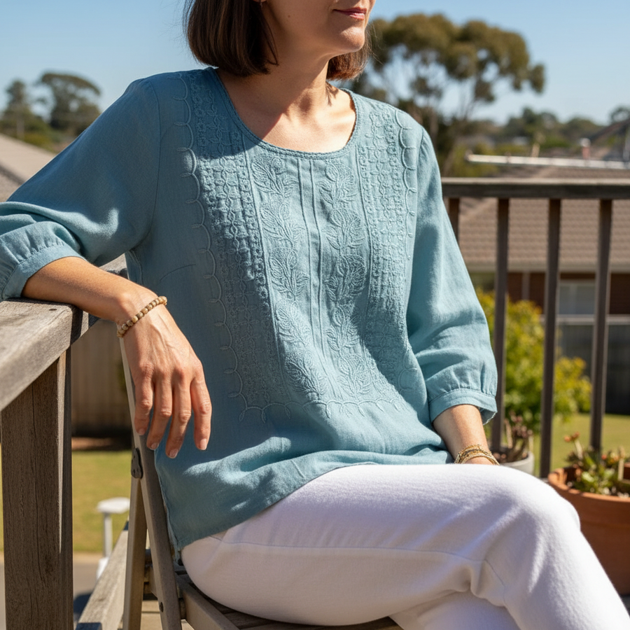 Maeve Relaxed Lightweight Spring Blouse