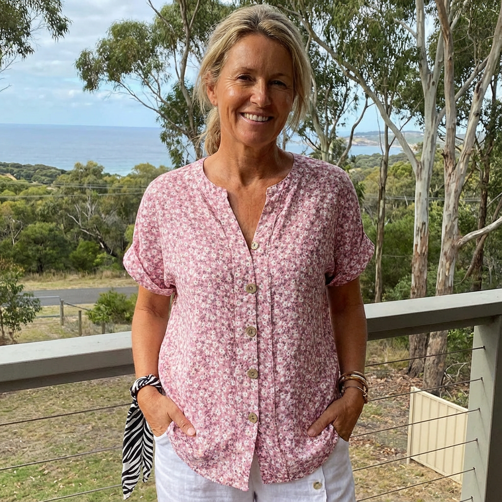 Kiki Floral Print Blouse