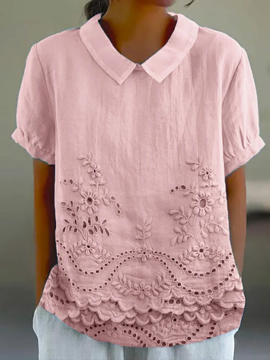 Bea Floral Embroidered Shirt